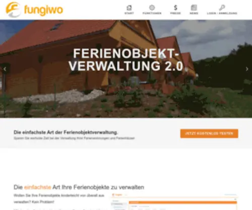 Fungiwo.de(Ferienobjektverwaltung 2.0 auf dem PC) Screenshot