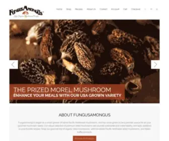 Fungusamongus.com(Organic Dried Mushrooms) Screenshot