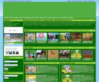 Funhorsegames.net(Horse Games) Screenshot