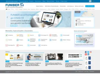 Funiber.co.ao(Mestrados e Cursos a Distância) Screenshot