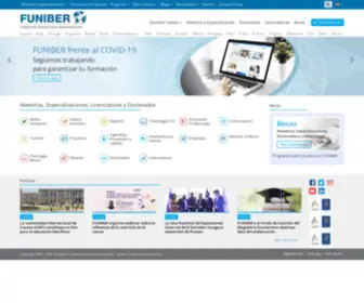 Funiber.info(Master & Education online) Screenshot