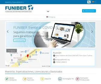Funiber.org.py(Maestrías) Screenshot