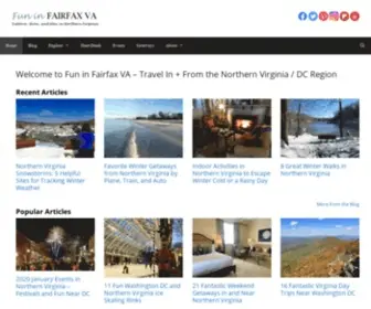 Funinfairfaxva.com(Fun in Fairfax VA) Screenshot