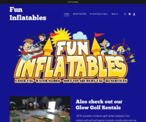 Funinflatable.com(Party Equipment Rentals) Screenshot