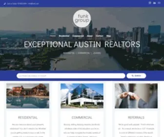 Funk.com(Residential & Commercial Real Estate in and around Austin) Screenshot