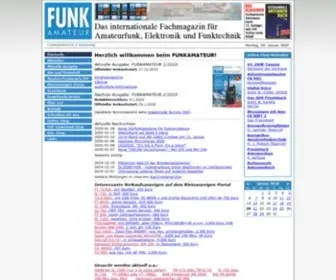 Funkamateur.de(Startseite) Screenshot