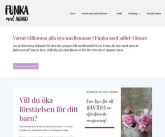 FunkamedadHD.se(Funka med adhd) Screenshot