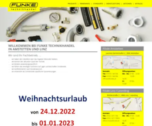 Funke.at(Funke Technikhandel GmbH ) Screenshot