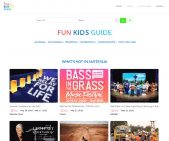 Funkidsguide.com(Fun Kids Guide) Screenshot