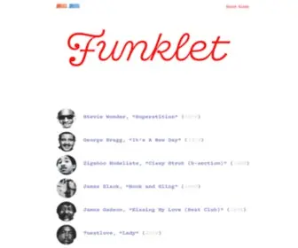 Funklet.com(Funklet /// Funklet) Screenshot