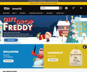 Funkoeurope.com(The official Funko EU site) Screenshot