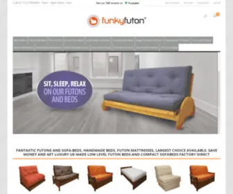 Funkyfuton.co.uk(The funky futon company) Screenshot