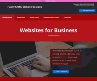 Funkygrafix.co.uk(Web Design Bedford Website Hosting) Screenshot