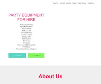 Funkykidzpartyhire.co.za(Funky Kidz Party Hire) Screenshot