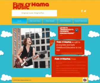 Funkymamamusic.com(Funky Mama Music) Screenshot