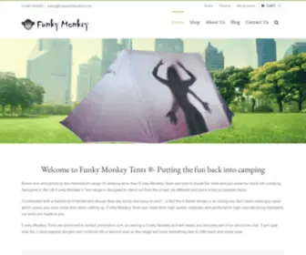 Funkymonkeytent.com(Funky Monkey Tents) Screenshot