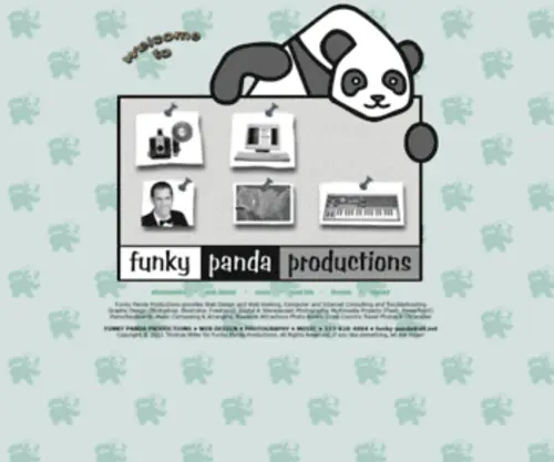 Funkypanda.com(Funky Panda Productions) Screenshot