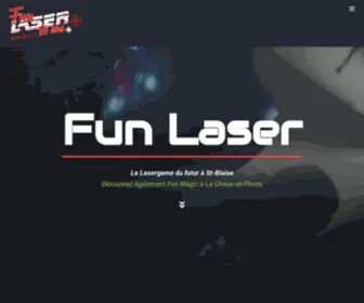 Funlaser.ch(Funlaser, le lasergame du futur, votre espace loisirs) Screenshot