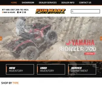 Funmartcycle.net(Motorsports Vehicles for Sale in Moline) Screenshot