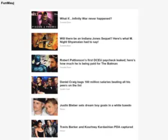 Funmauj.com(Entertainment & Hollywood Articles) Screenshot