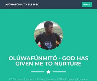 Funmitoblessed.com(Olúwafúnmitọ́ Blessed O) Screenshot