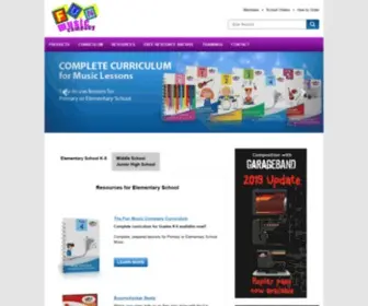 Funmusicco.com(The Fun Music Company) Screenshot