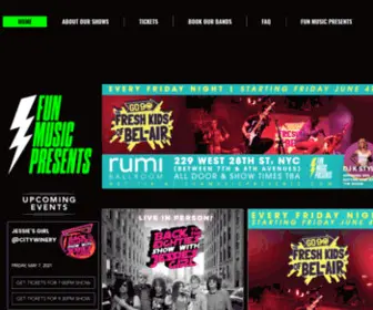 FunmusicPresents.com(Fun Music Presents) Screenshot