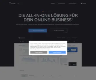 Funnelcockpit.com(Splittests, Maustracking und weitere Conversion-Tools) Screenshot