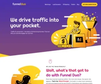 Funnelduo.com(Funnelduo) Screenshot