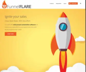 Funnelfire.com(FunnelFLARE) Screenshot