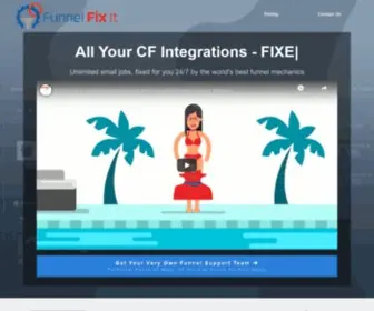 Funnelfixit.com(Complete Funnel Peace Of Mind) Screenshot