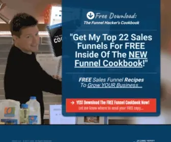 Funnelhackerscookbook.com(The Funnel Hacker's Cookbook) Screenshot