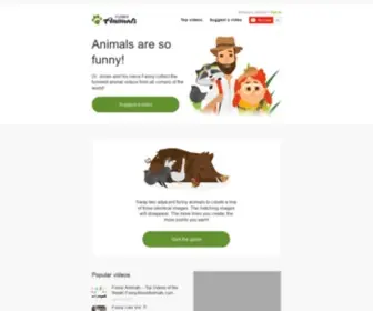 Funnyaboutanimals.com(Funny Animals) Screenshot