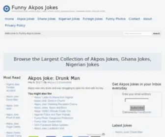 Funnyakposjokes.com(Akpos Jokes) Screenshot