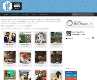 Funnydogsite.com(Funny Dog Pictures) Screenshot