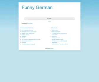 Funnygerman.com(Funny German) Screenshot