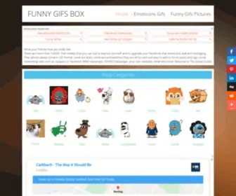 Funnygifsbox.com(Funny Gif Emoji Emoticons Box) Screenshot