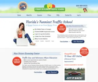 Funnyinflorida.com(Funny in Florida Traffic School) Screenshot