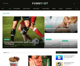 Funnyvot.com(Best Source to Find the Fun News on Web WordPress) Screenshot