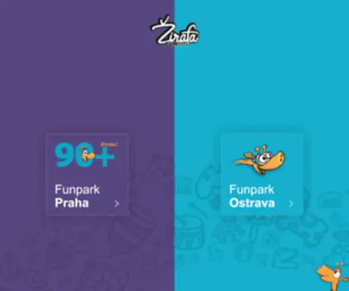 FunparkZirafa.cz(Funpark Žirafa) Screenshot