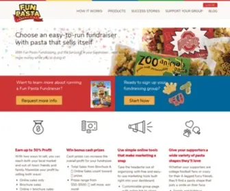 Funpastafundraising.com Screenshot