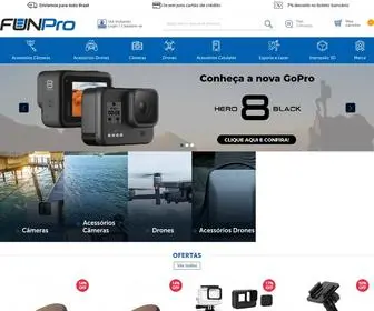 Funpro.com.br(Acessórios e Câmeras GoPro) Screenshot