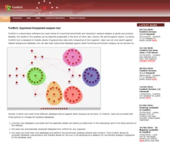 Funrich.org(Functional Enrichment Analysis Tool) Screenshot