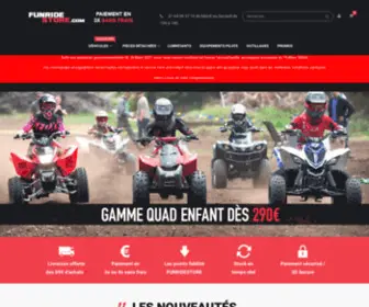 Funridestore.com(Boutique de Quads et Bike (Dirt) Screenshot