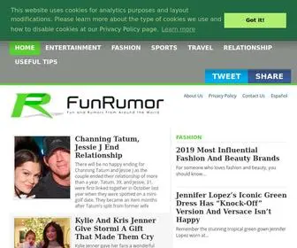 Funrumor.com(Lifestyle Magazine) Screenshot