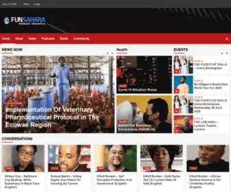 Funsahara.co.uk(African Diaspora News Channel) Screenshot