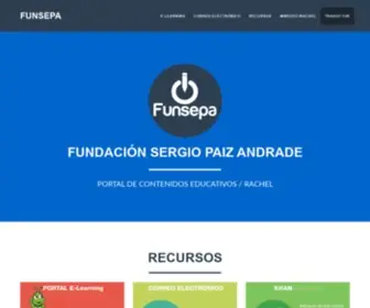 Funsepa.net(Portal de contenidos educativos) Screenshot