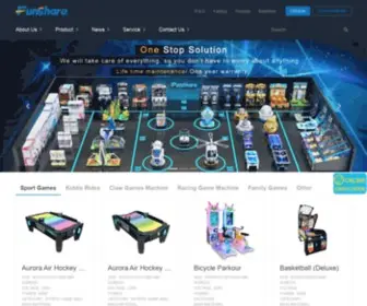 Funsharearcade.com(China Arcade Claw Game Machine) Screenshot