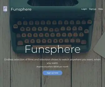 Funsphere.net(Unlimited Movies) Screenshot