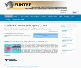 Funtefpr.org.br(FUNTEF-PR) Screenshot